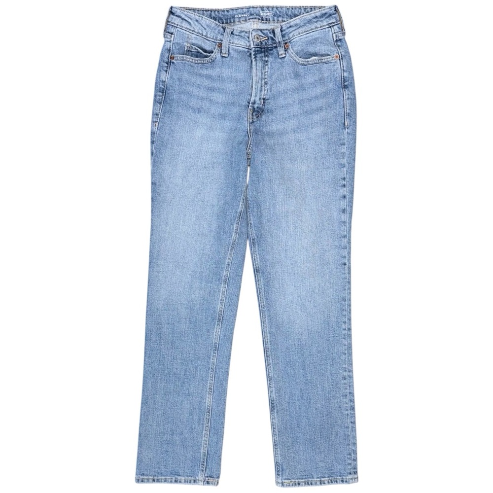 Old Navy Extra High Waisted Straight Jeans Women’s 6 Secret Smooth Pockets
